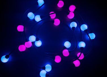 Programmeerbare Rgb LEIDENE van pvc Kerstmislichten 28MM Lengte voor Vakantieclub