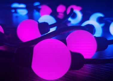 Programmeerbare Rgb LEIDENE van pvc Kerstmislichten 28MM Lengte voor Vakantieclub