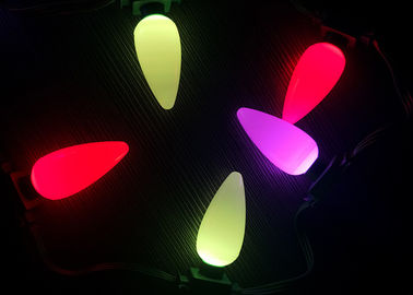 Programmeerbare het Hangen Kerstmislichten SMD5050 25 Triklits met Berijpte Bol