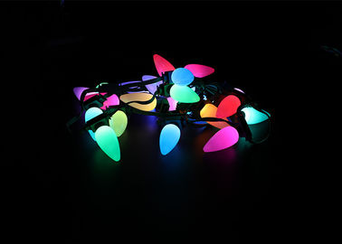 Het commerciële RGB Koord steekt 180 Graden Brede Engelen LEIDENE Kerstmislichten aan
